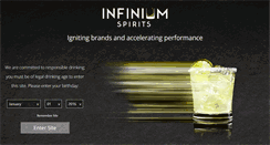 Desktop Screenshot of infiniumspirits.com